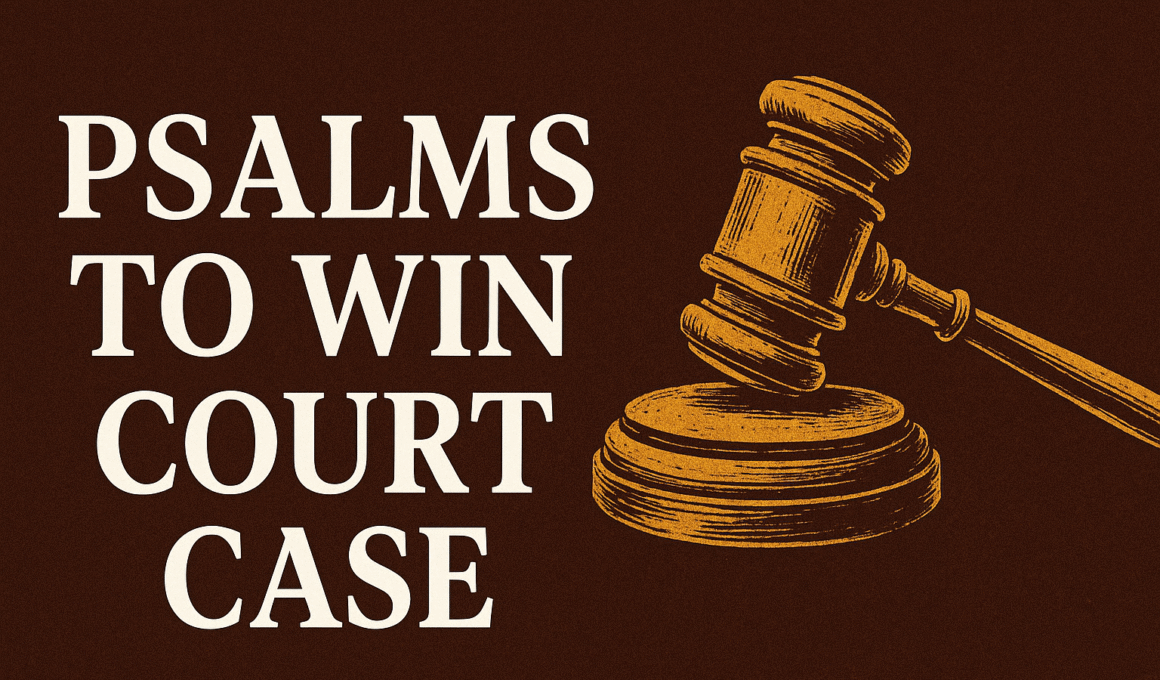 Psalms to Win Court Case