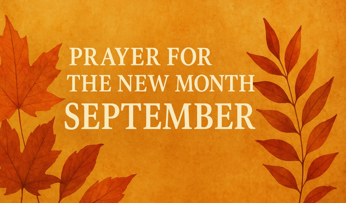Prayer for the New Month of September