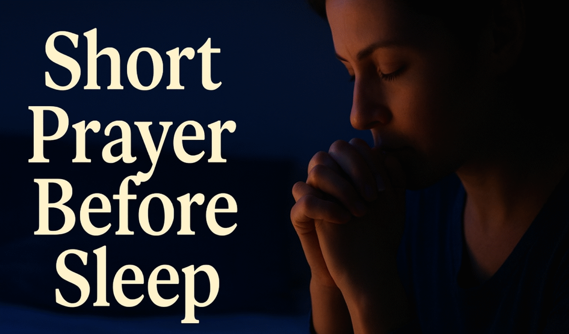 Short Prayer Before Sleep