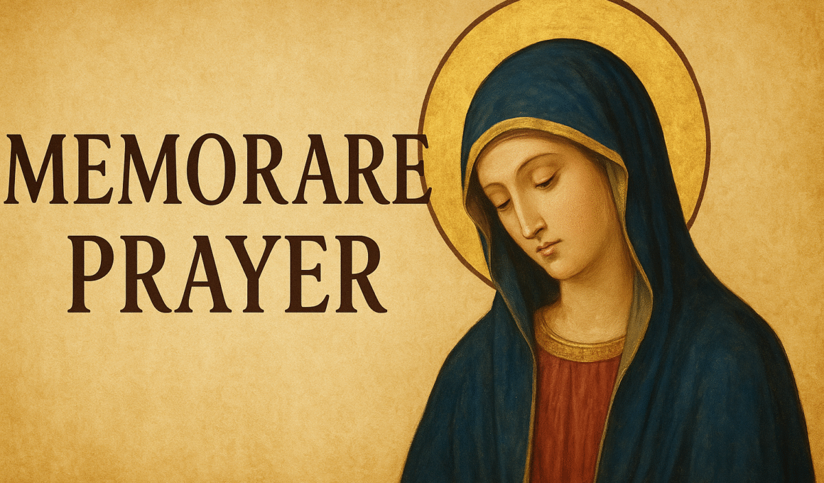 The Memorare Prayer