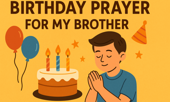 Birthday Prayer for my Brother