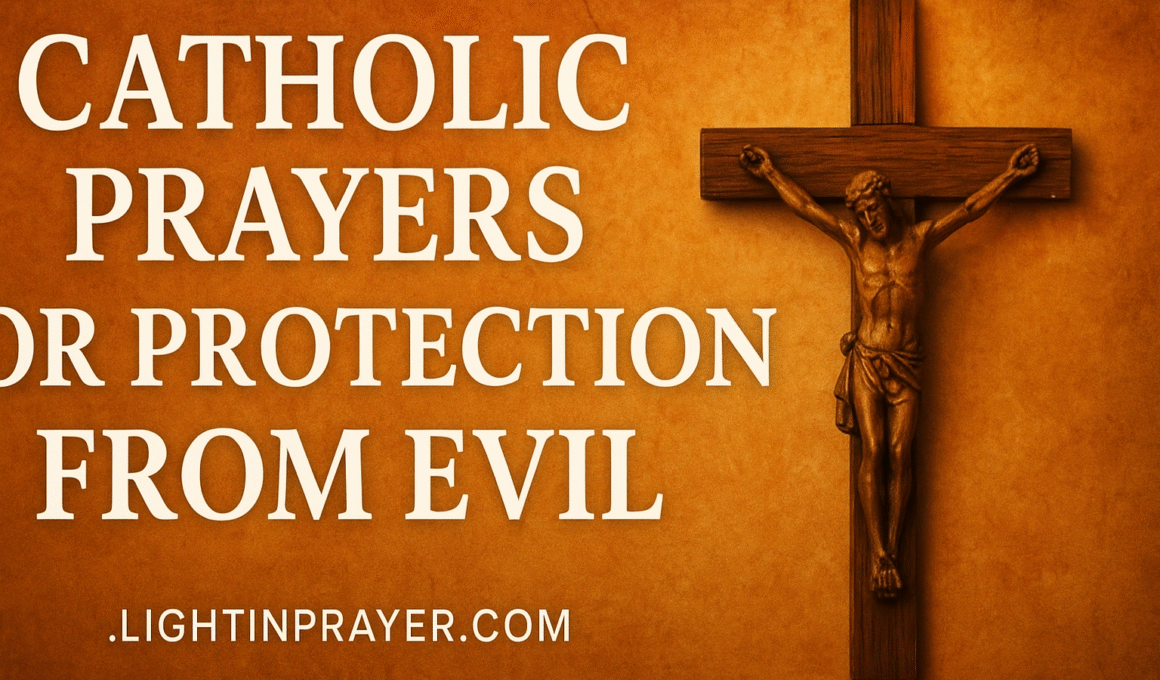 Catholic Prayers for Protection from Evil
