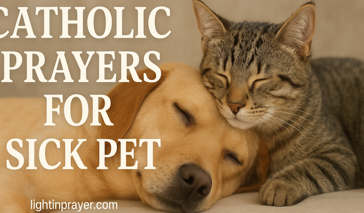 Catholic Prayers For Sick Pets