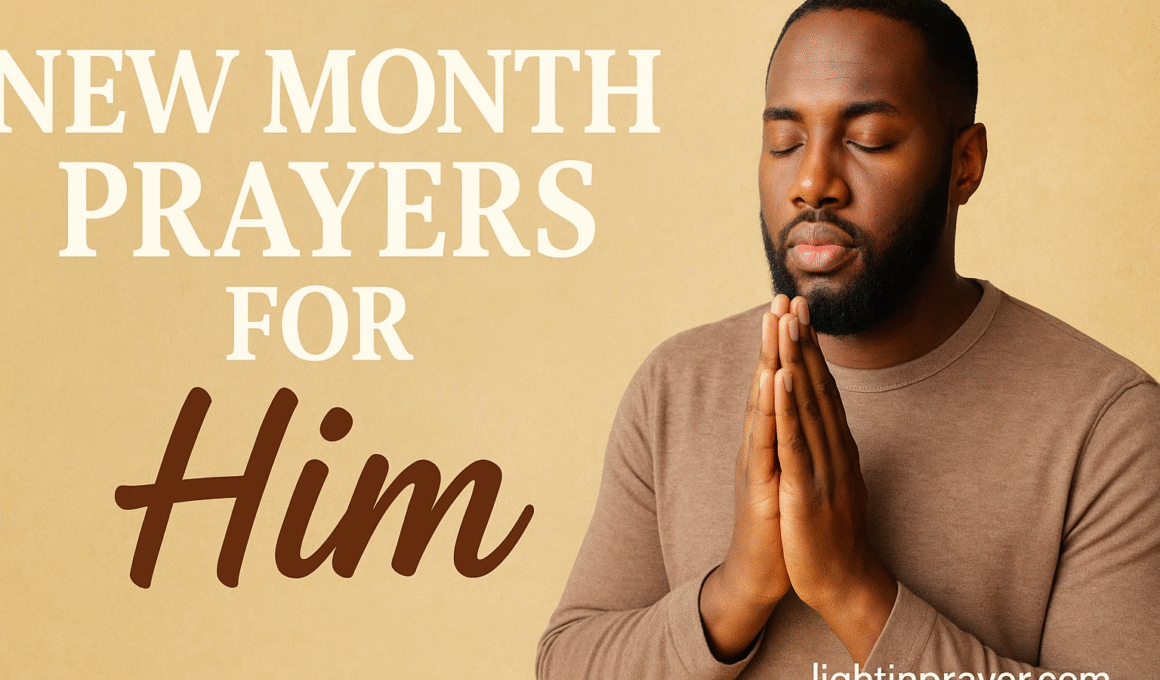 New Month Prayers For Him
