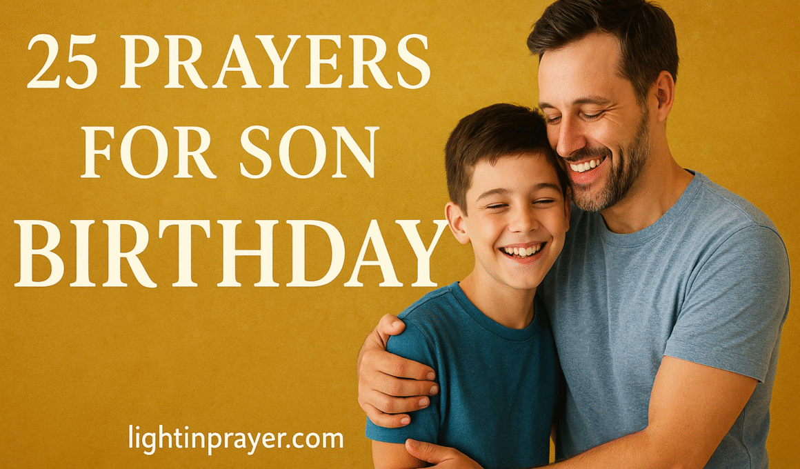 Prayers For Son Birthday
