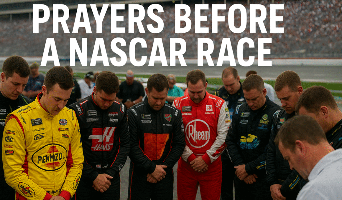 Prayers Before a NASCAR Race